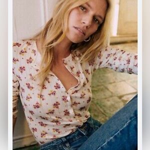 Sezane Lenie T Shirt size M